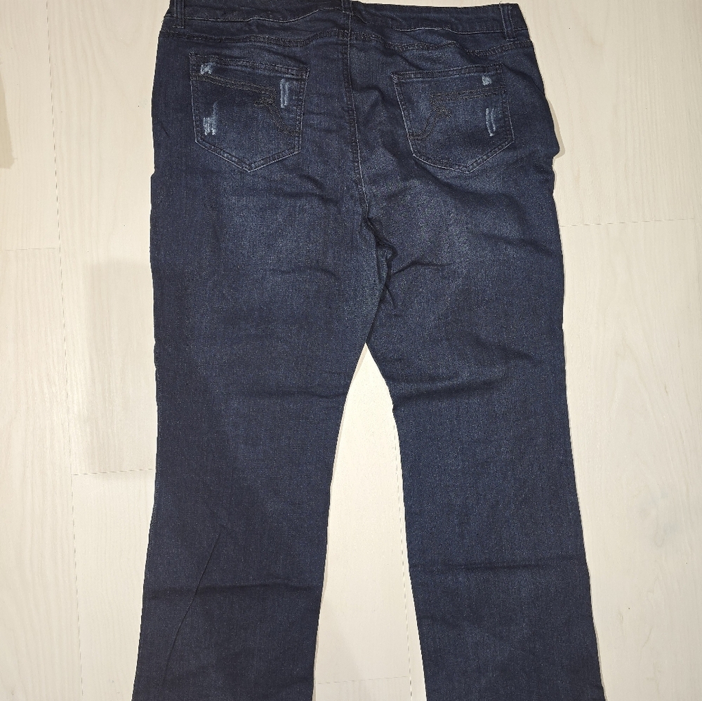 #12 18PWomen with Control My Wonder Denim Stretch Jeans - Dark Blue. Never Worn.